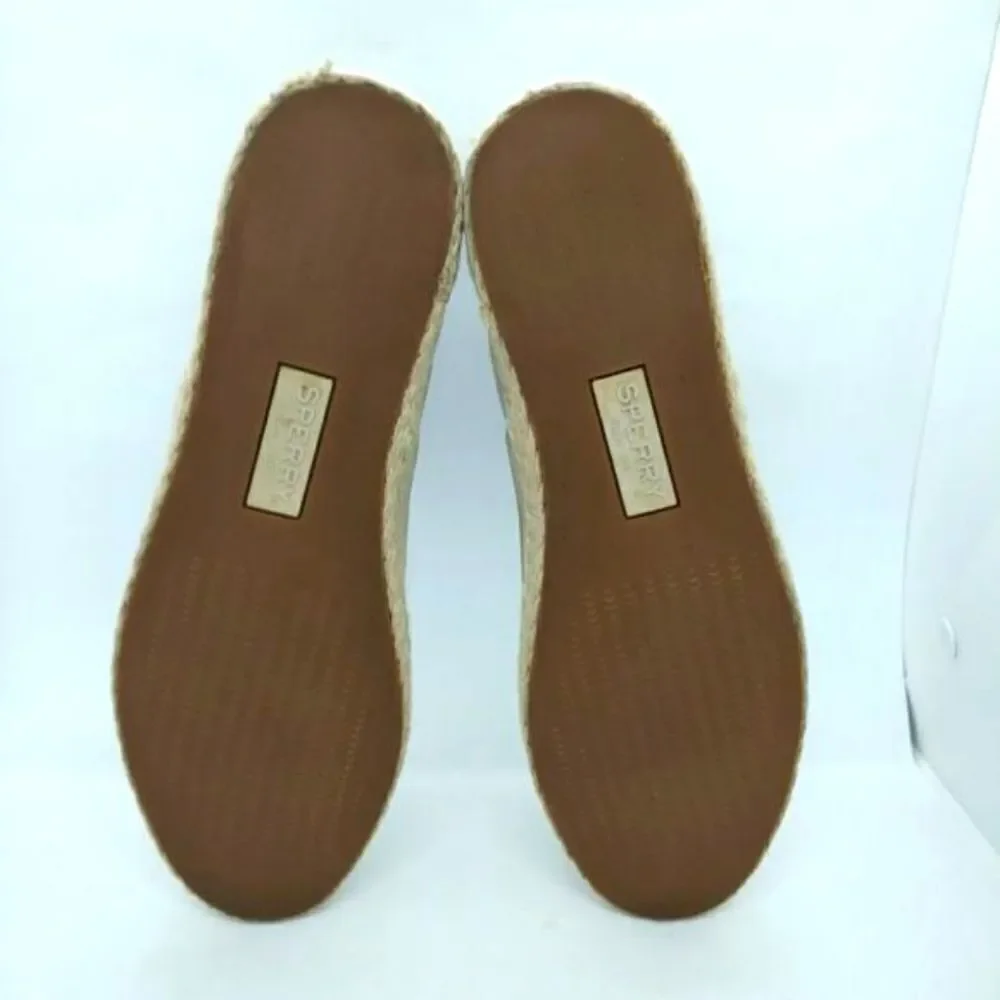 Sperry‎ Top Sider Sailor Twin Gore Slip On Shoes Womens Size 9 Tan Espadrille